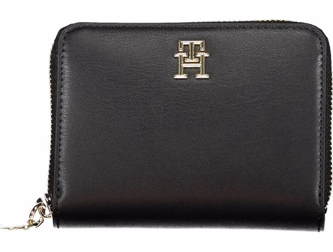 Tommy Hilfiger Black Polyethylene Women Wallet