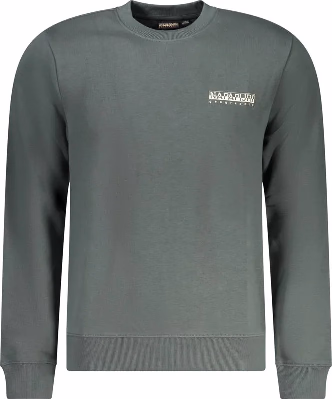 Napapijri Verde Cotton Men Sweatshirt