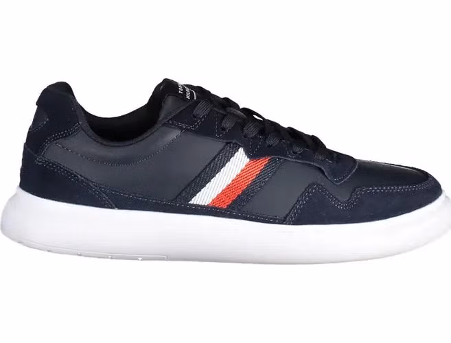 Tommy Hilfiger Blue Polyurethane Men Sneaker