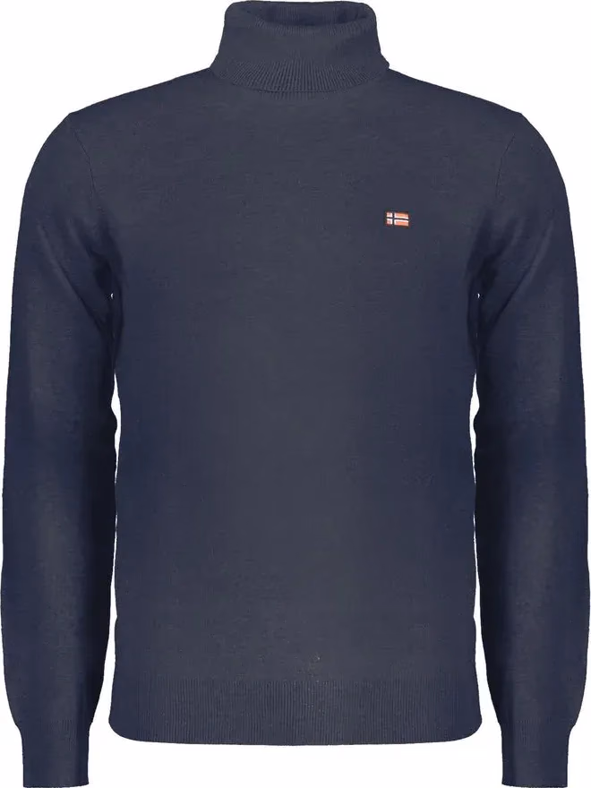 Norway 1963 Blue Wool Men Sweater