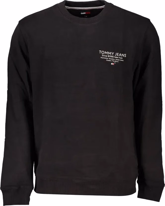 Tommy Hilfiger Black Cotton Men's Sweatshirt