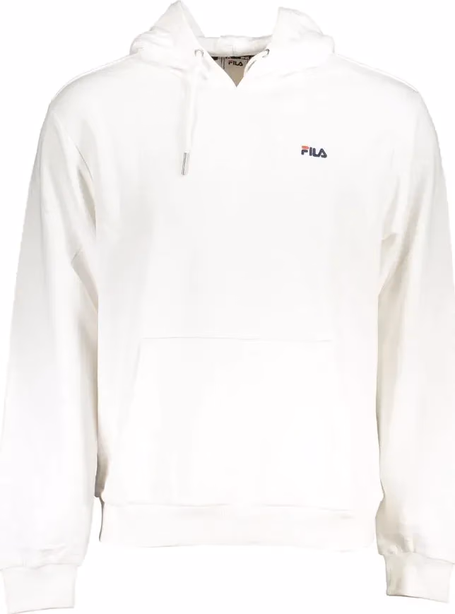 Fila White Cotton Men's Hoodie