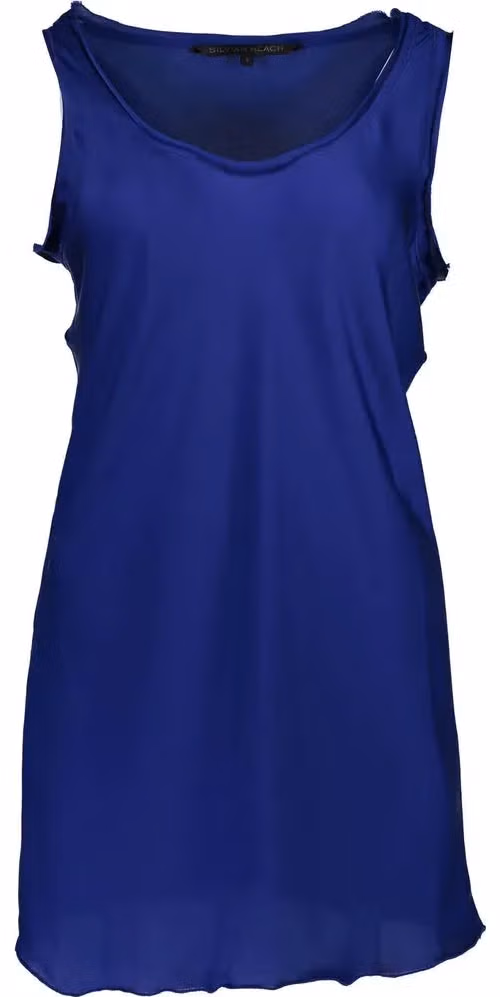 Silvian Heach Blu Polyester Women T-Shirt