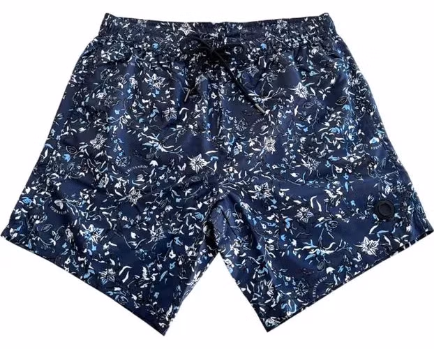 Trussardi Beachwear Blue Polyester Men Swim Short