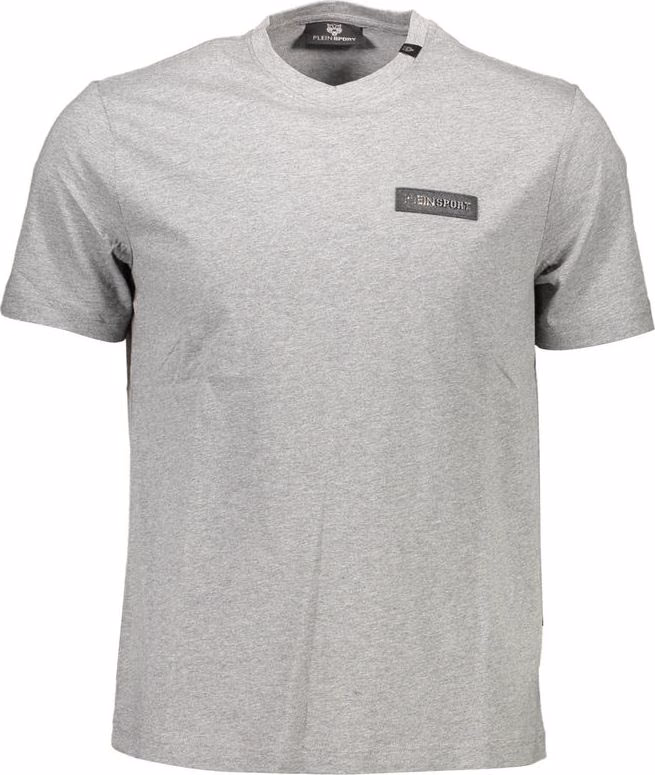 Plein Sport Grigio Cotton Men T-Shirt