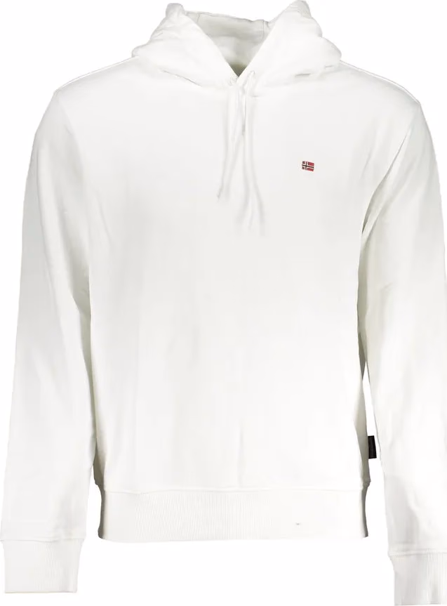 Napapijri White Cotton Men Sweater