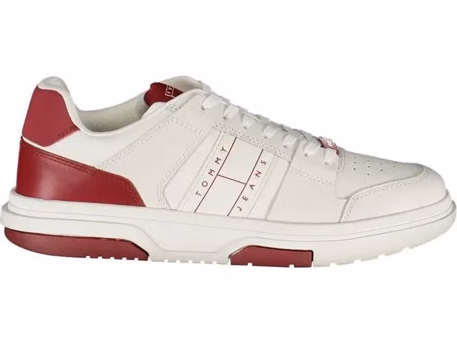 Tommy Hilfiger Red Polyurethane Men's Sneaker