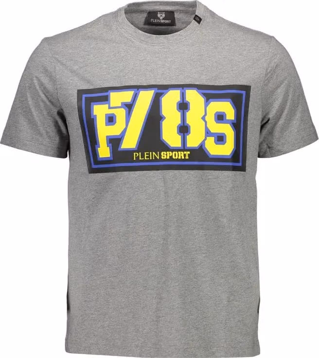 Plein Sport Grigio Cotton Men's T-Shirt