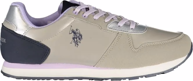 U.S. POLO ASSN. Argento Polyester Women Sneaker