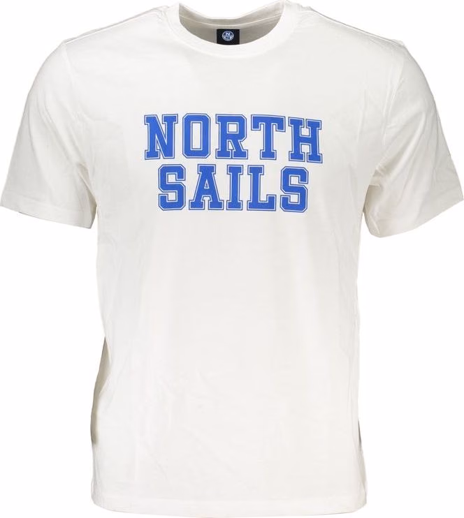 North Sails Bianco Cotton Men T-Shirt