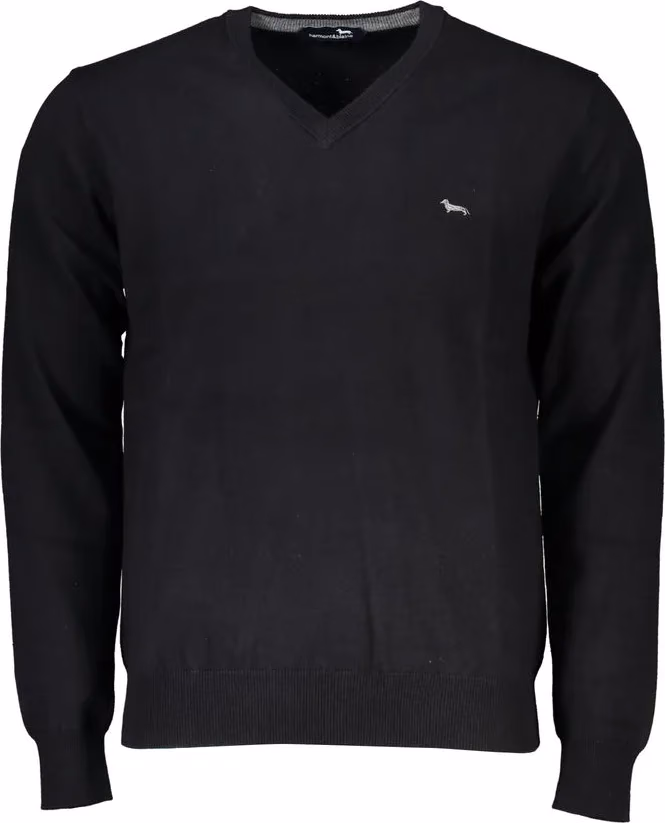 Harmont & Blaine Black Cotton Men Sweater