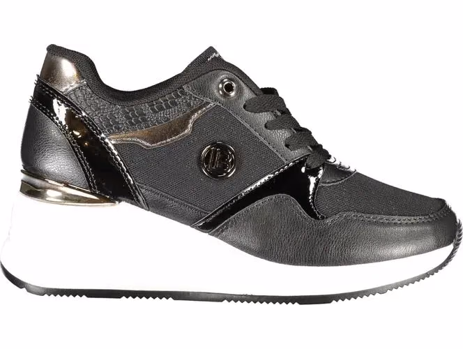 Laura Biagiotti Black Polyester Sneaker