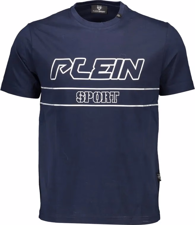 Plein Sport Blue Cotton Men's T-Shirt