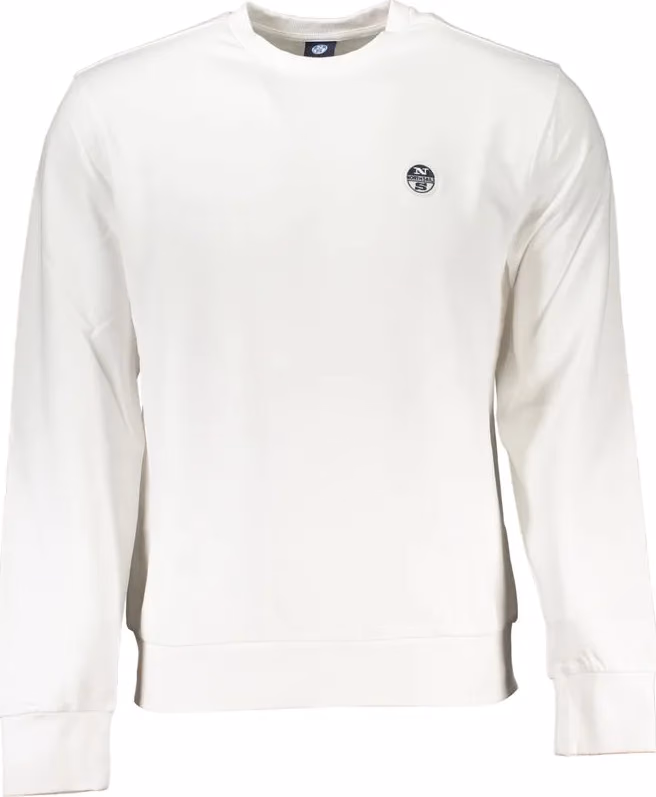 North Sails White Cotton Men Sweatshirt