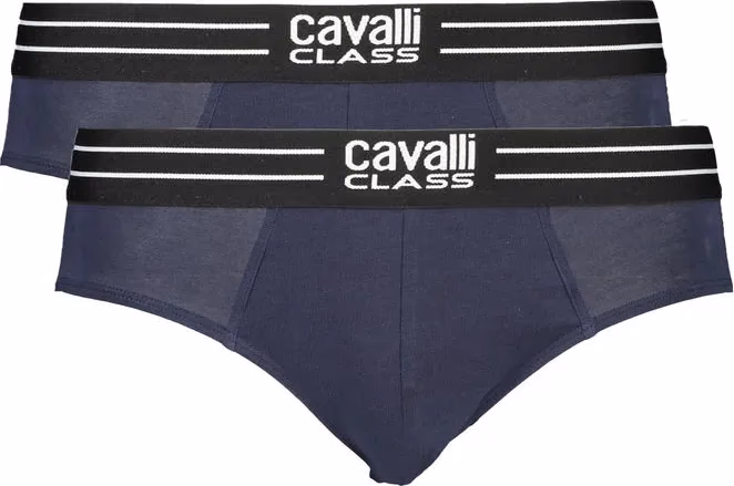 Cavalli Class Blue Cotton Men's Brief