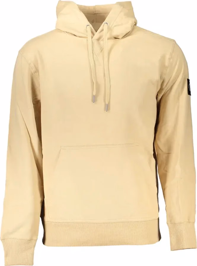 Calvin Klein Beige Cotton Men's Sweatshirt