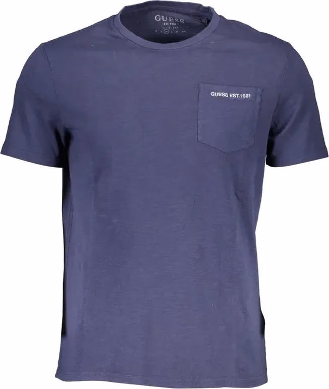 Guess Jeans Blue Organic Cotton Men's Shirt