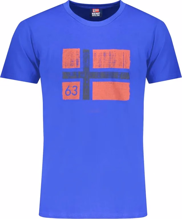 Norway 1963 Blu Cotton Men T-Shirt