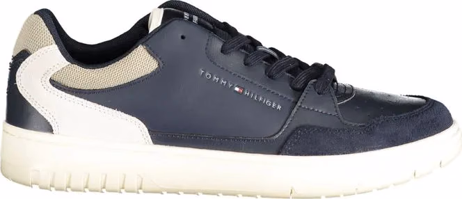 Tommy Hilfiger Blue Polyurethane Men Sneaker