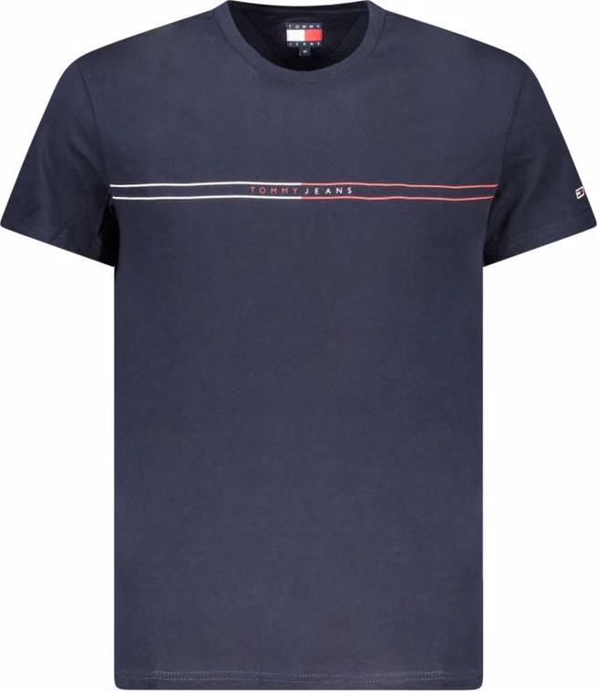 Tommy Hilfiger Blue Cotton Men T-Shirt