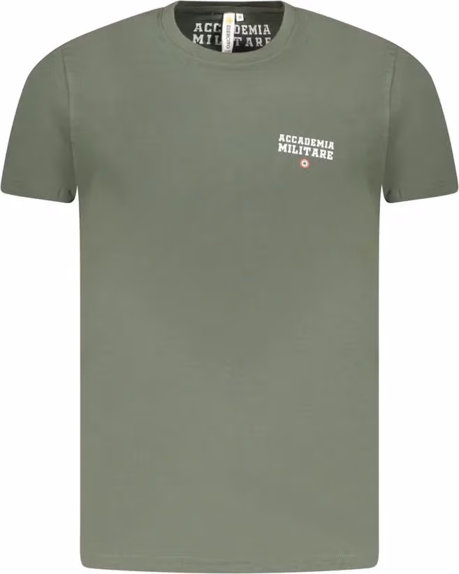 Accademia Militare Verde Cotton Mens T-Shirt