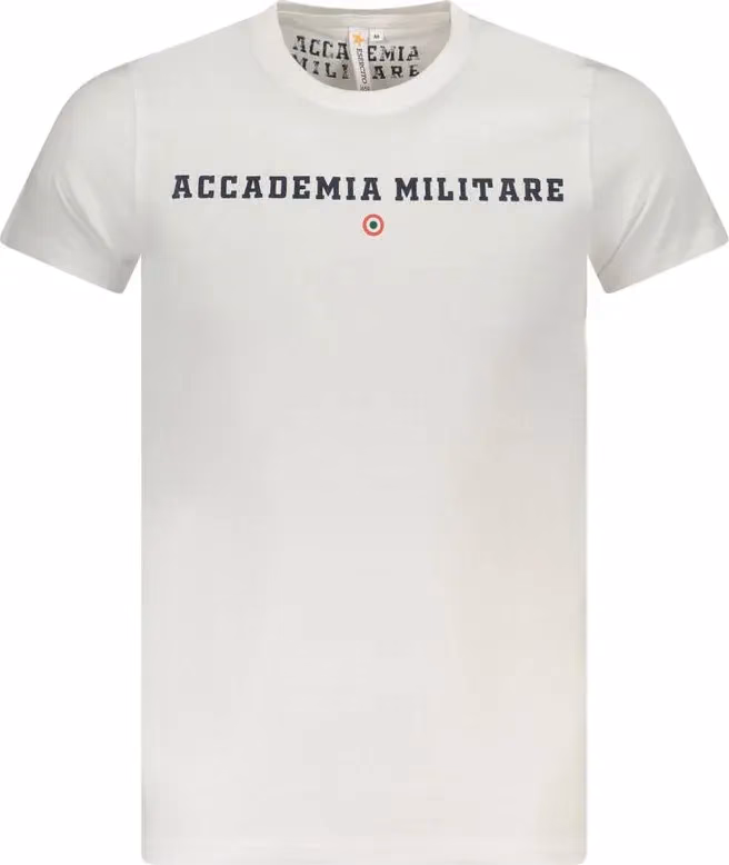 Accademia Militare White Cotton Men's T-Shirt