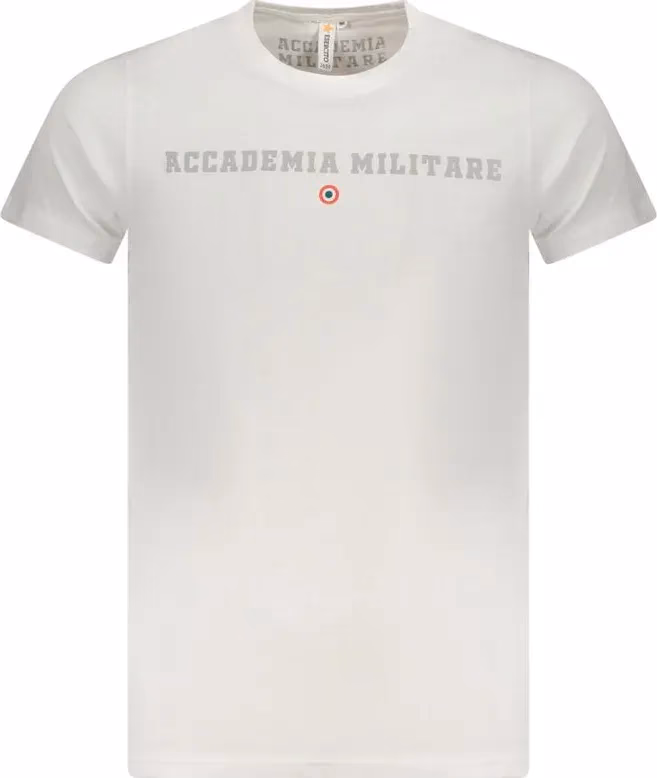Accademia Militare Bianco Cotton Men T-Shirt
