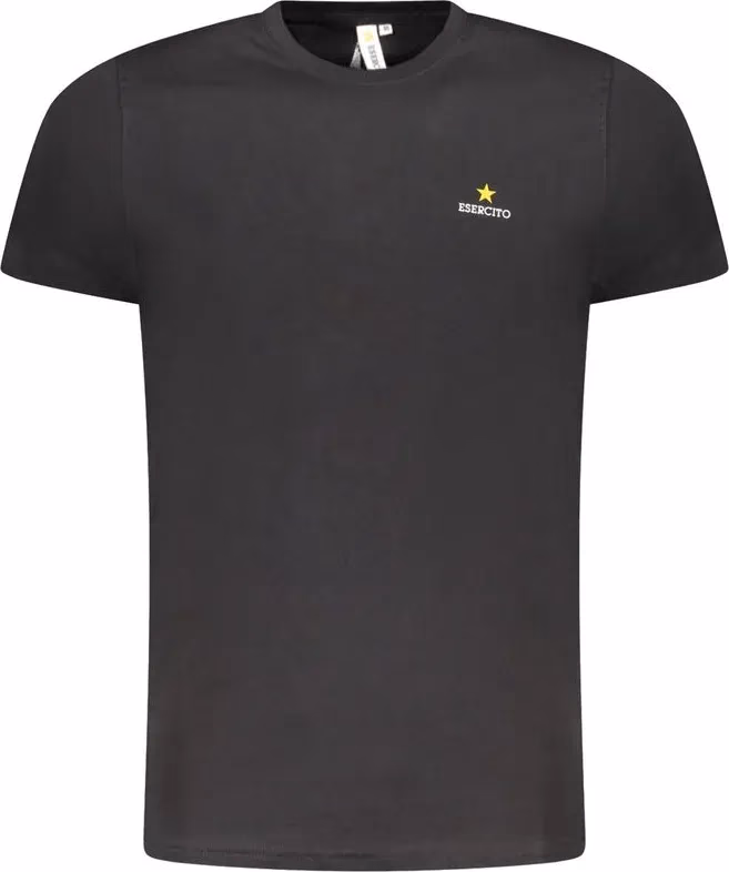 Esercito 1659 Black Cotton Men T-Shirt