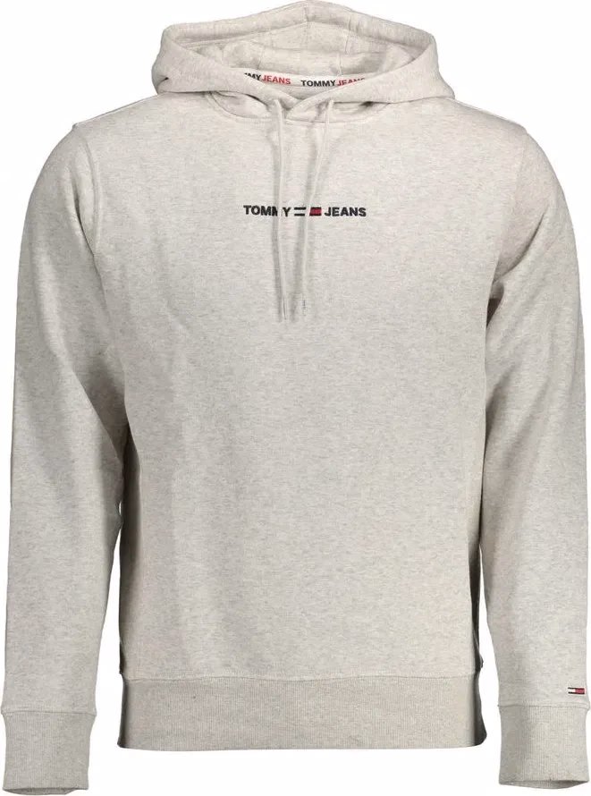 Tommy Hilfiger Gray Cotton Men Sweater