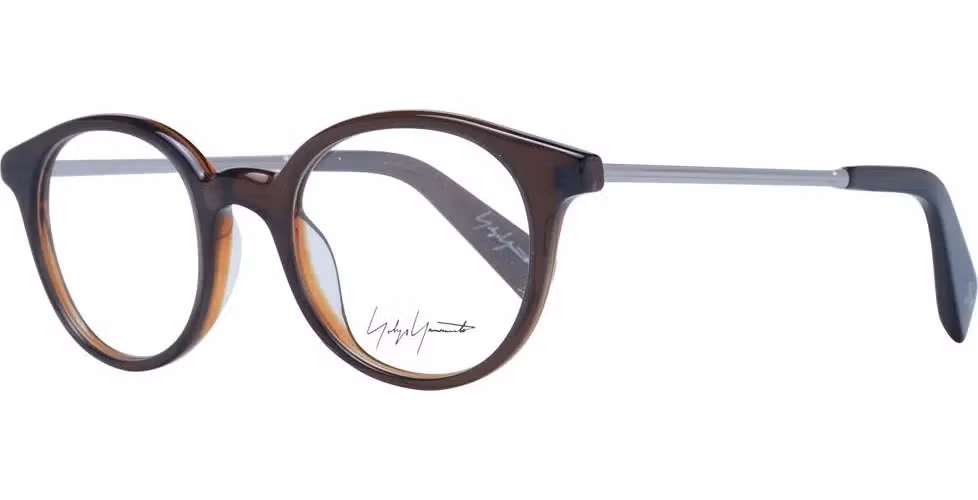 Yohji Yamamoto Brown Acetate Glasses (Frames)