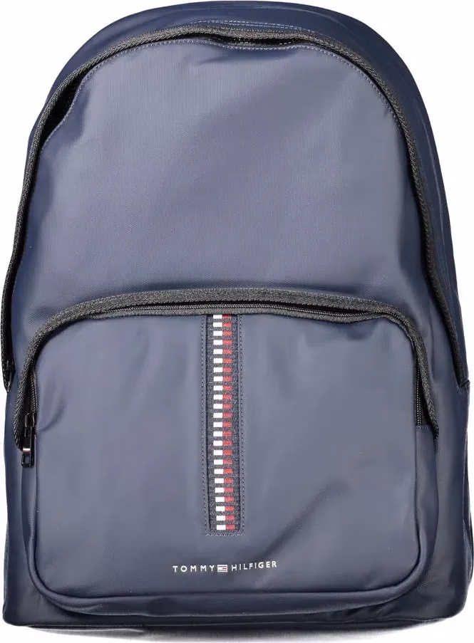 Tommy Hilfiger Blue Polyurethane Men's Backpack
