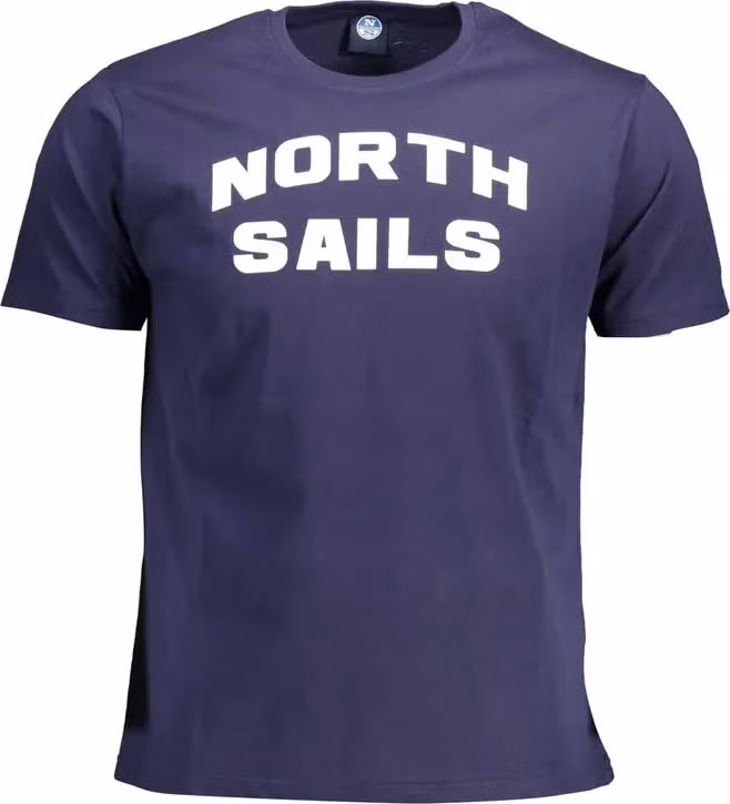 North Sails Blue Cotton Men's T-Shirt