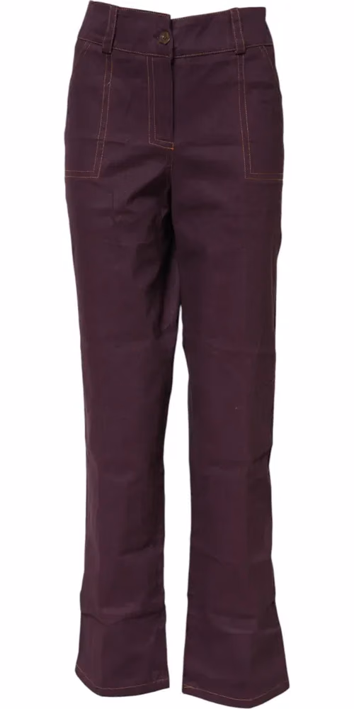 BENCIVENGA Purple High Waisted Tapered Pants
