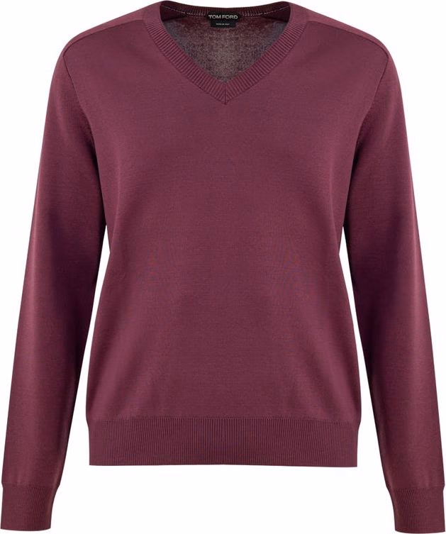 Tom Ford Purple Silk Sweatshirt