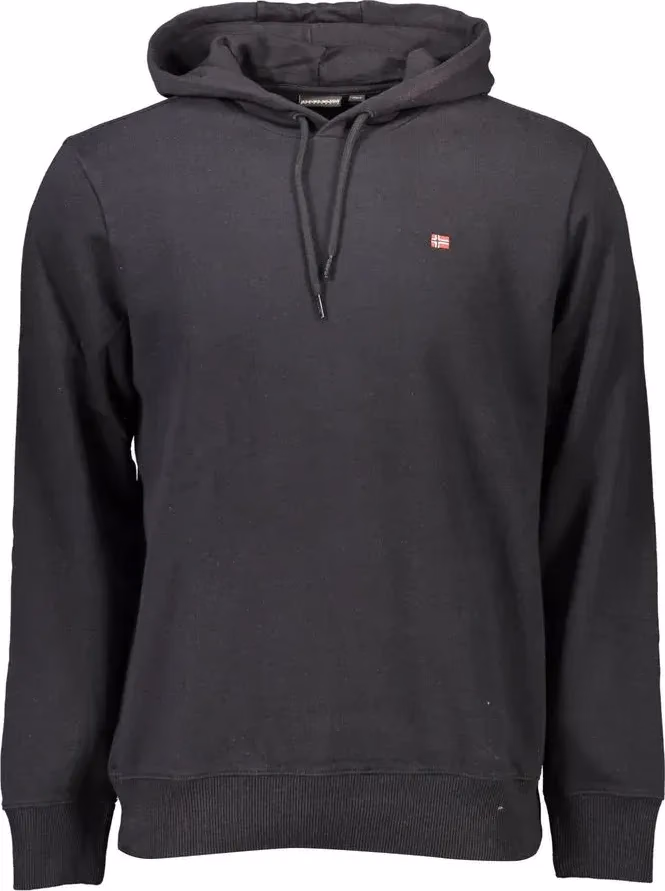 Napapijri Black Cotton Men's Sweatshirt