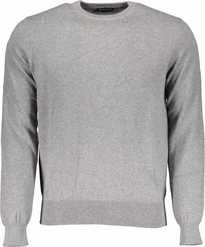 North Sails Grigio Cotton Men Sweater