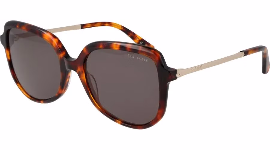 Ted Baker Brown Acetate Sunglasses