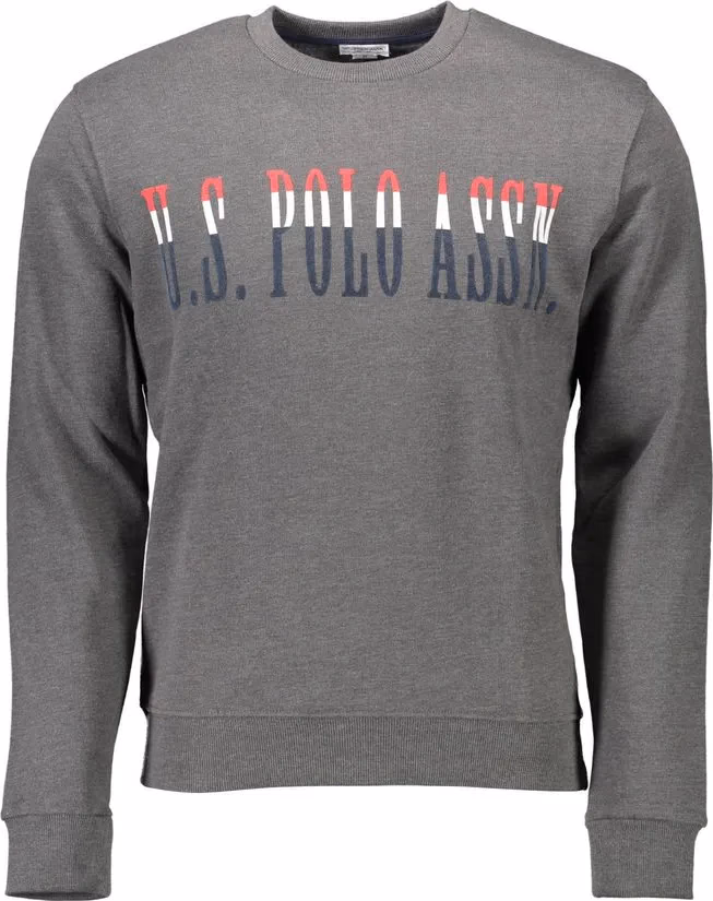 U.S. POLO ASSN. Gray Cotton Men's Sweatshirt