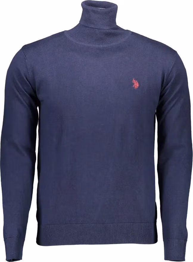 U.S. POLO ASSN. Blue Cotton Men's Sweater