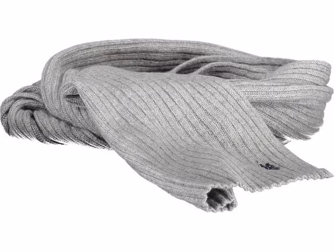 U.S. POLO ASSN. Gray Wool Men's Scarf