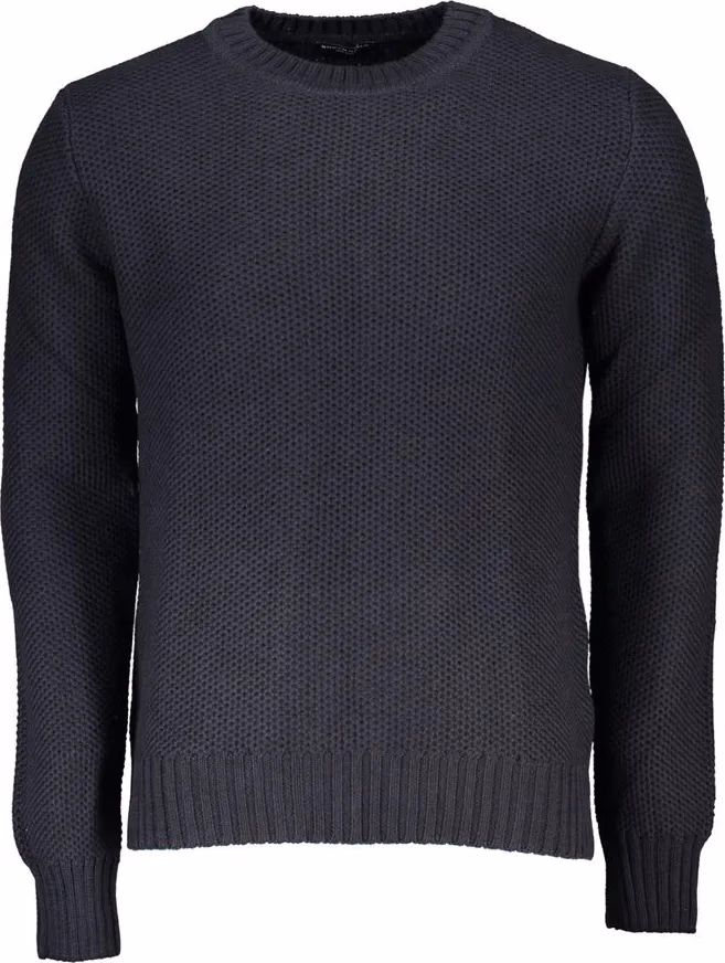 North Sails Blue Cotton Men Sweater