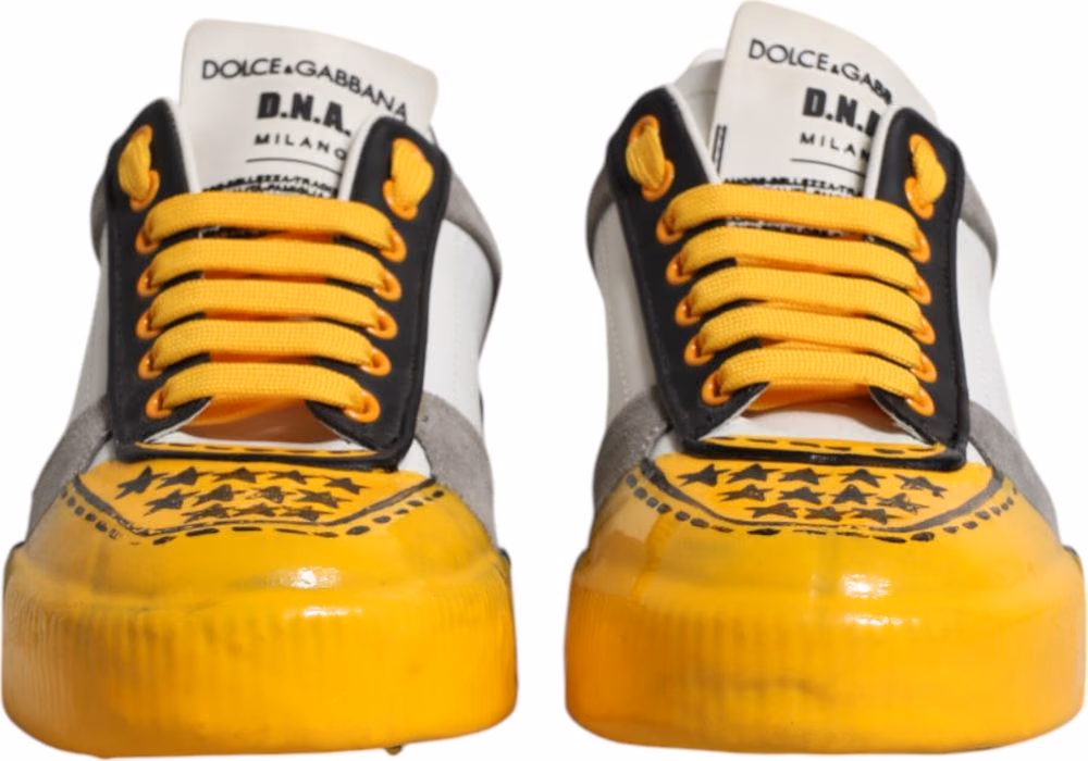 Dolce & Gabbana Multicolor MIAMI Low Top Sneakers Shoes
