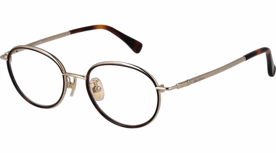 Max Mara Brown Metal Glasses (Frames)