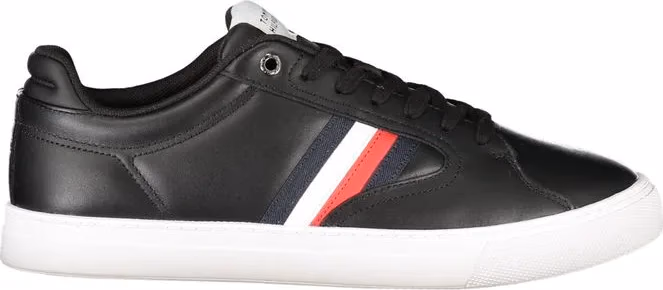 Tommy Hilfiger Black Polyester Men Sneaker