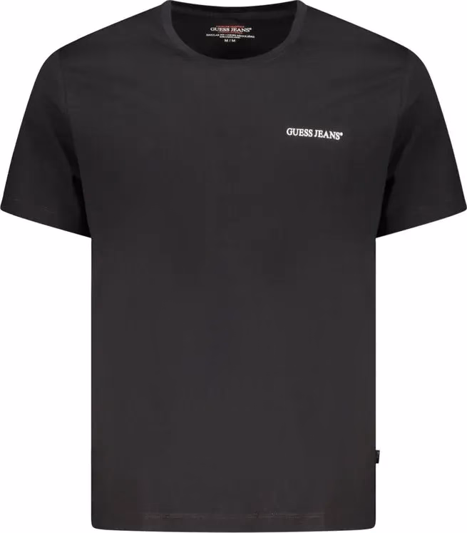 Guess Jeans Black Cotton Men T-Shirt