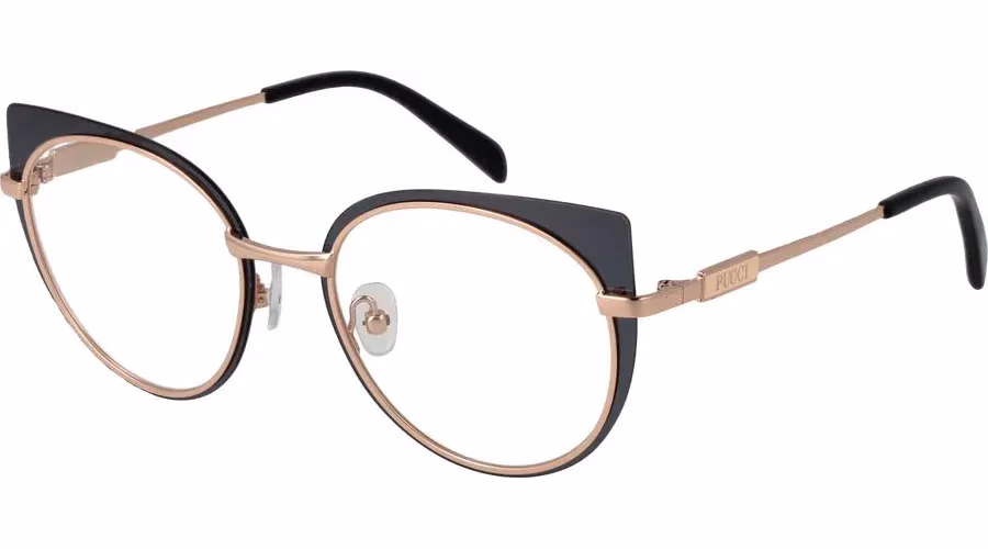Emilio Pucci Rose Gold Metal Glasses (Frames)