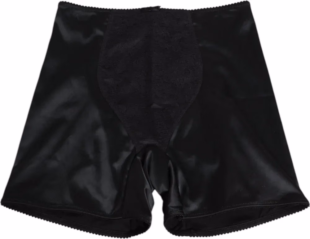 Dolce & Gabbana Black Silk Stretch Slip Cycling Women Underwear