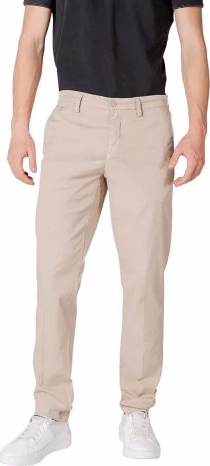 Replay Beige Cotton Casual Pants