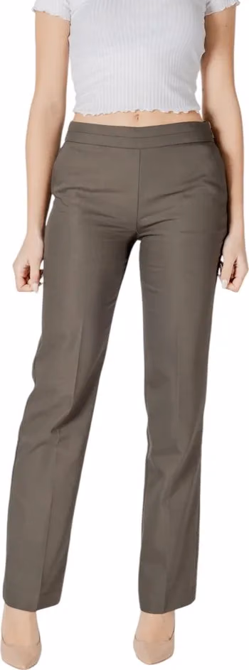 Morgan De Toi Bicolor Cotton Casual Pants