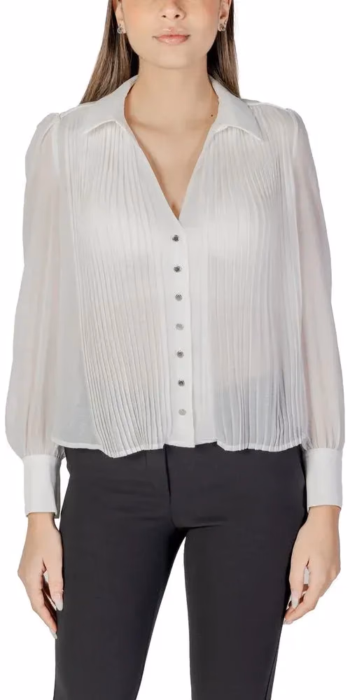 Morgan De Toi White Polyester Blouse